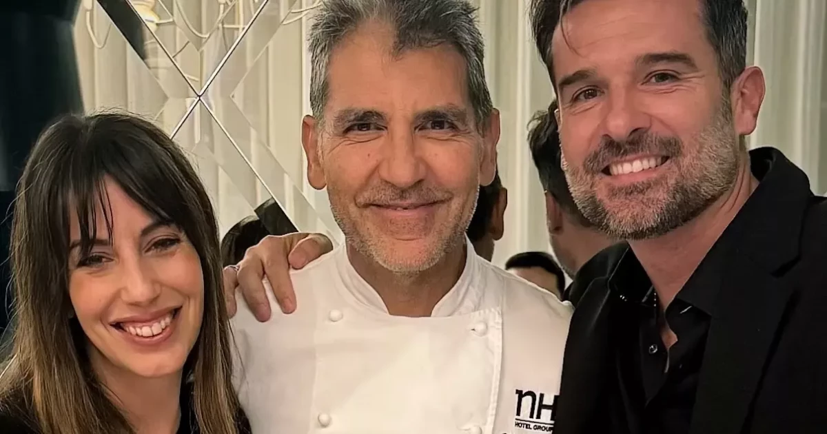 Almudena Cid y Gerardo Berodia cita con menú de 200 euros