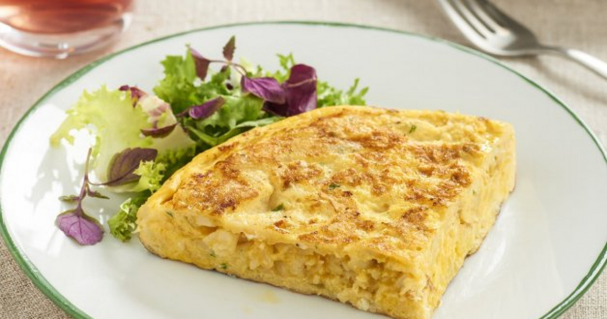 Tortilla de bacalao