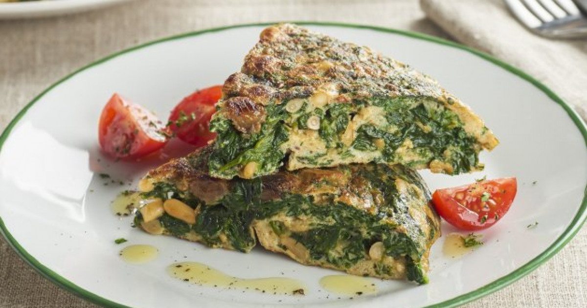 Tortilla de espinacas a la catalana
