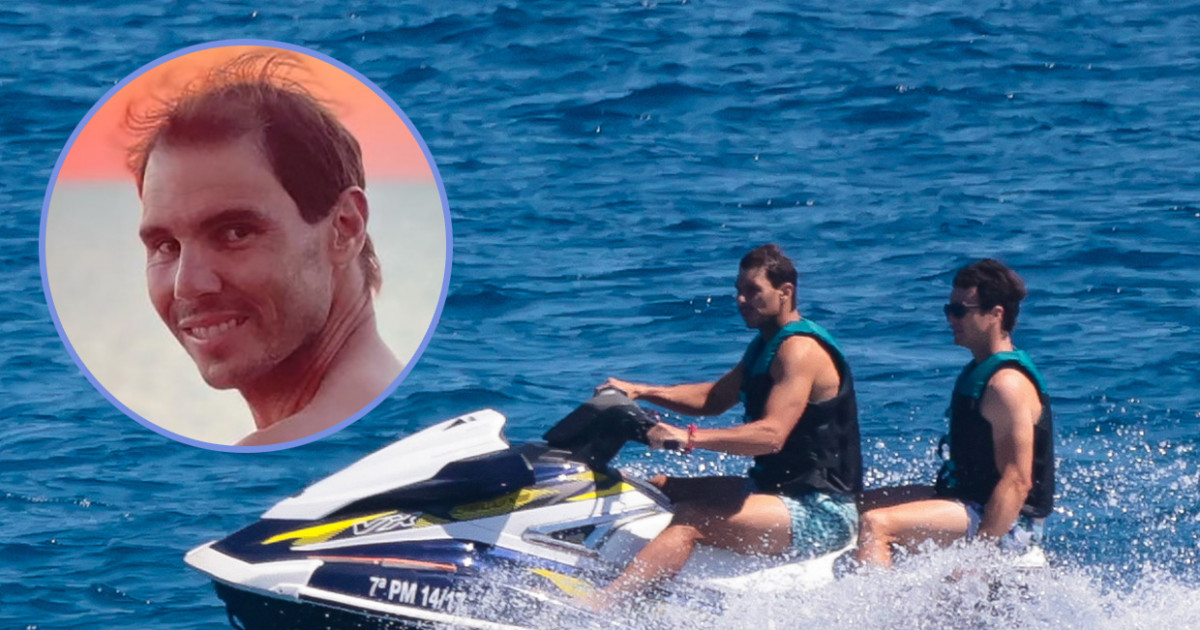 Rafa Nadal, de fiesta con sus amigos en Formentera