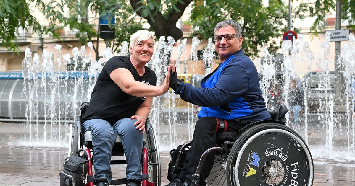 La romántica historia de Ángel y Luisa, dos bailarines en silla de ruedas