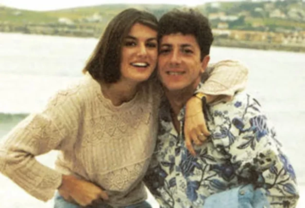 Letizia y Alonso Guerrero, durante su relación.