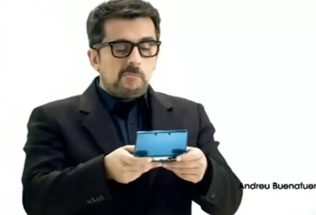Andreu Buenafuente en el anuncio de Nintendo.