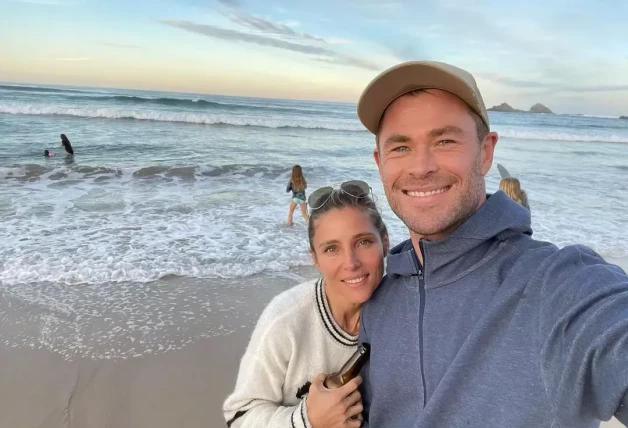 Chris Hemsworth y Elsa Pataky fotos románticas.