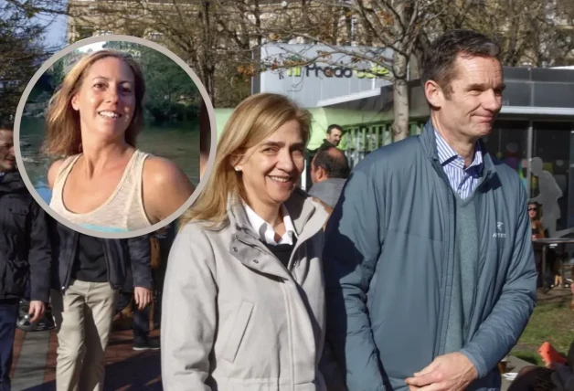 Los hijos de la infanta Cristina e Iñaki Urdangarín con Ainhoa Armentia