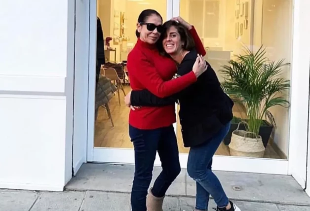 Isabel Pantoja con su sobrina, Anabel