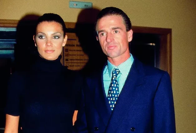 Mar Flores con Alessandro Lequio.