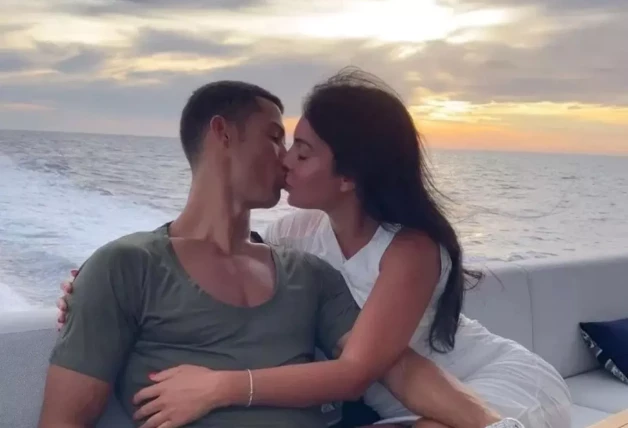 Georgina Rodríguez y Cristiano Ronaldo.