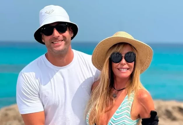 Lara Dibildos y su novio, Carlos Maturana.