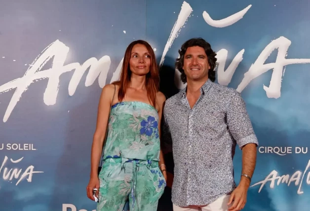 Toño Sanchís y su mujer, Lorena Romero.