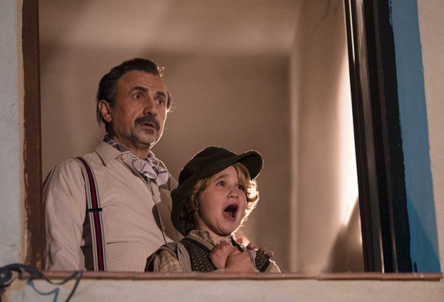 José Mota y su hijo en el especial de Nochevieja de 2020.