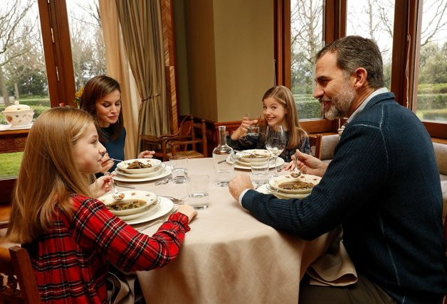 Leonor ha heredado de su madre la preferencia por una dieta sana. 