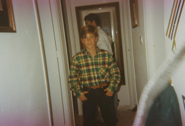 Manuel Carrasco de jovencito.