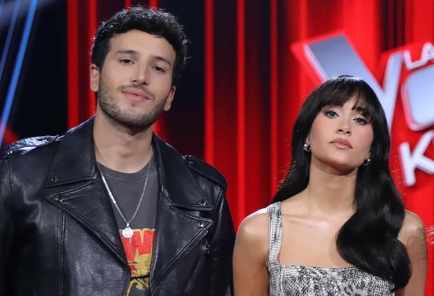 Sebastián Yatra y Aitana en 'La Voz Kids'.