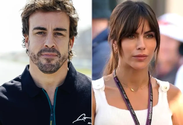 Fernando Alonso y Melissa Jiménez.