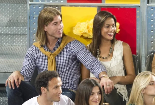 Sergio Ramos y Lara Álvarez