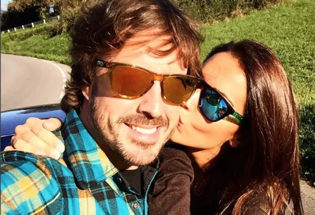 Lara Álvarez y Fernando Alonso