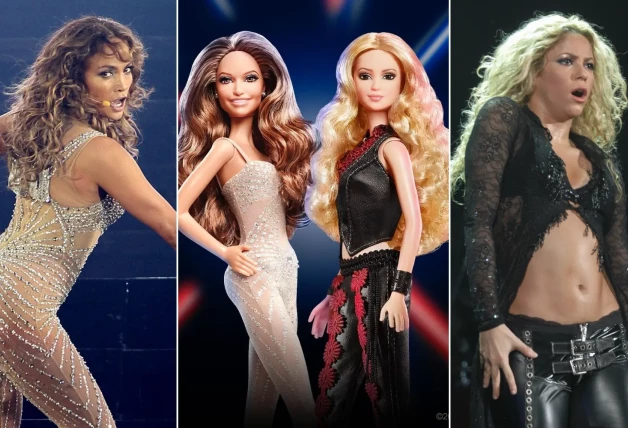 Jennifer Lopez y Shakira Barbie.