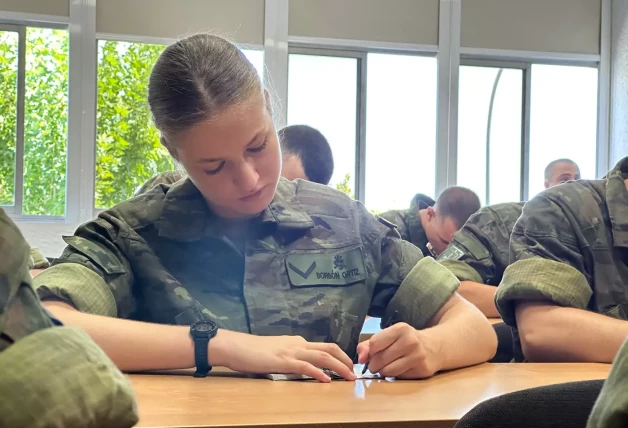 La Princesa Leonor en su primer día en la Academia General Militar de Zaragoza