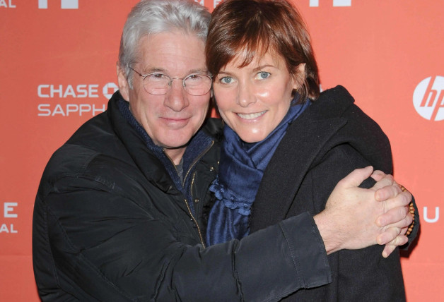 Richard Gere con su segunda mujer, Carey