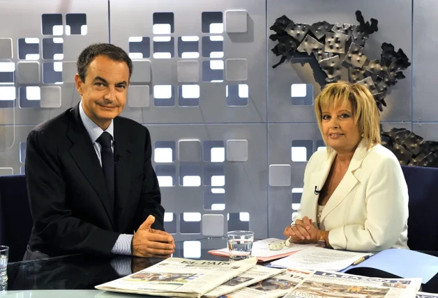 María Teresa Campos y Jose Luís Zapatero