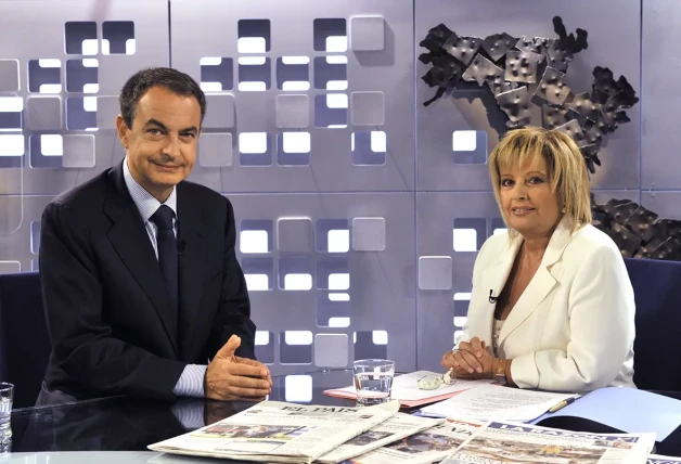 Zapatero y María Teresa.