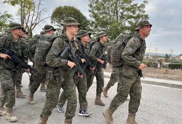 LA PRINCESA DE ASTURIAS DURANTE LA INSTRUCCIÓN MILITAR