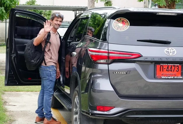 Rodolfo Sancho, en su 1º visita a Tailandia.