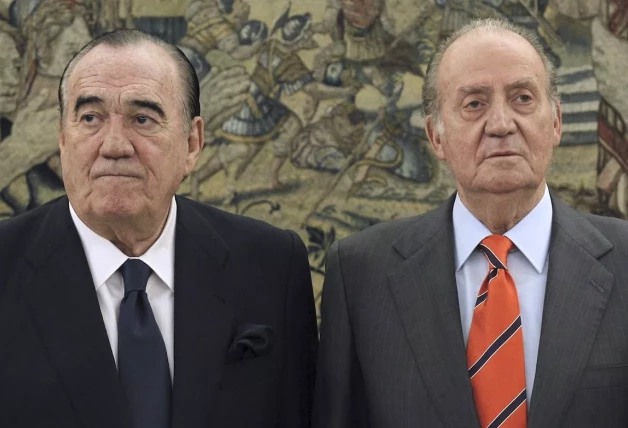 Fernando Fernández Tapias con el rey Juan Carlos.
