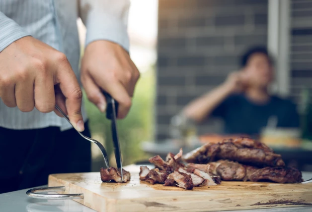 Carne dura trozos