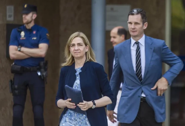 Iñaki Urdangarin y la infanta Cristina en 2016.