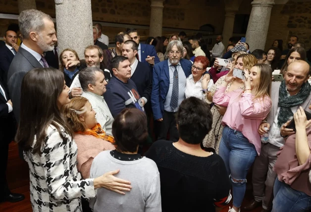 Los Reyes en su visita a Toledo en 2023.