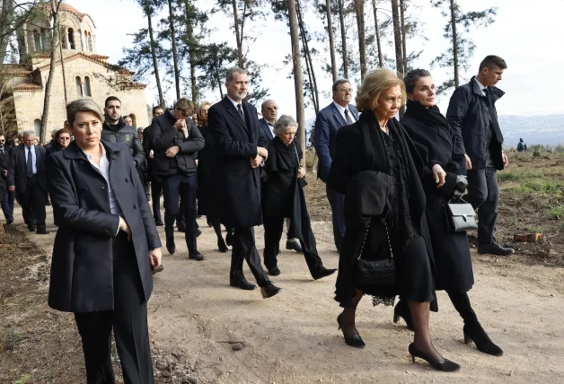 FUNERAL POR REY CONSTANTINO DE GRECIA , CEMENTERIO TATOI