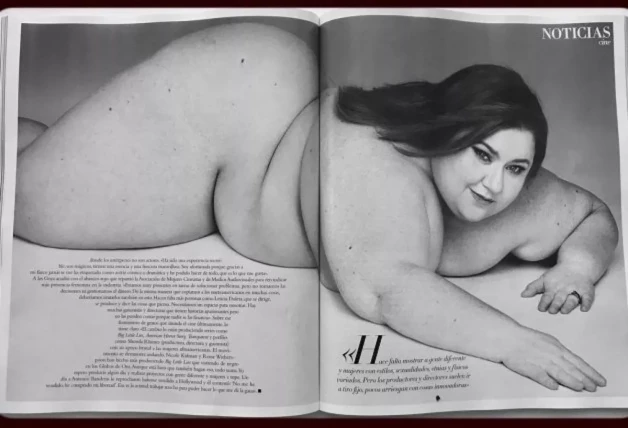Itziar Castro posa desnuda para una revista.