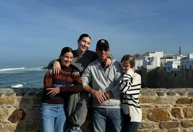 Manuel Díaz en su viaje en familia a Marruecos