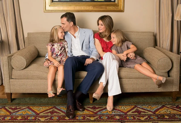 Felipe VI, Letizia, Leonor y Sofía