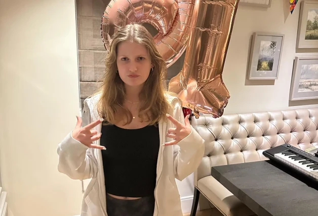 Emma van Vollenhoven en su 16º cumpleaños