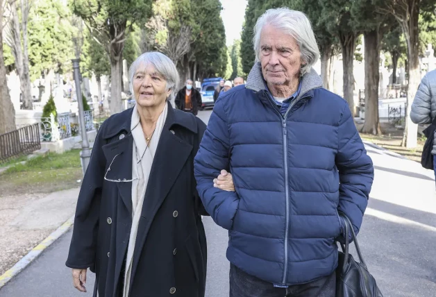 Manuel, hermano de Concha, y su mujer, María José Díez.