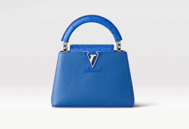 Bolso azul de Louis Vuitton (imagen web oficial) que tiene Georgina Rodríguez