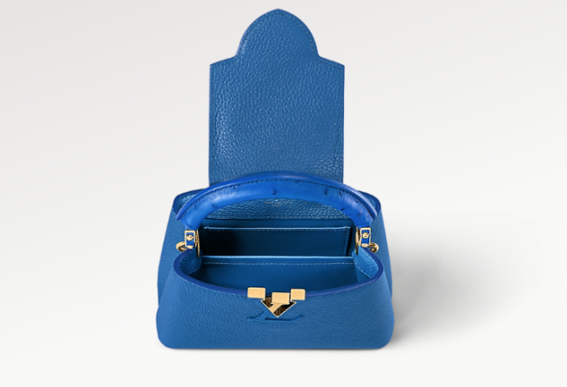 Bolso azul de Louis Vuitton (imagen web oficial) que tiene Georgina Rodríguez