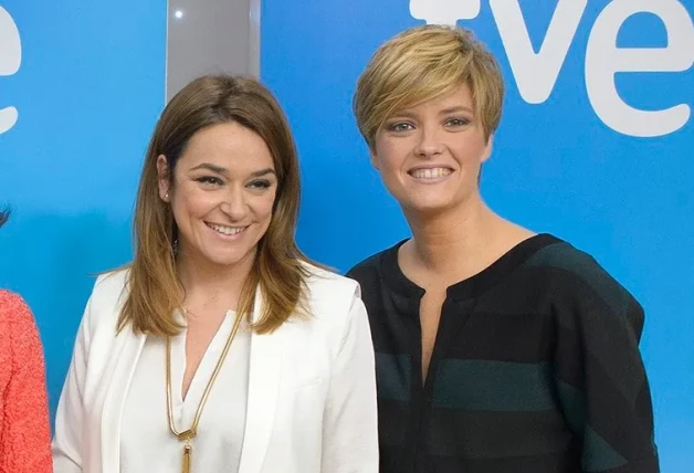 Toñi Moreno y María Casado, en un evento de TVE.