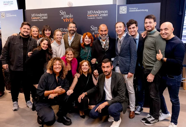 Irene Villa en la presentación de la campaña contra el cáncer 'Sin miedo a vivir'