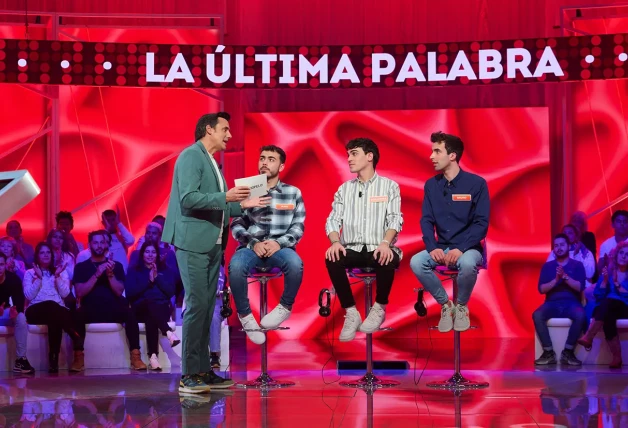 Ion Aramendi con Raúl, Borjamina y Bruno, en una de las pruebas del concurso.