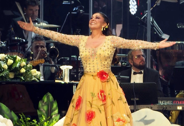 Isabel Pantoja en el escenario durante su concierto a 13 de Enero de 2023 en Bilbao (España).
Europa Press Reportajes / Europa Press
14/1/2024