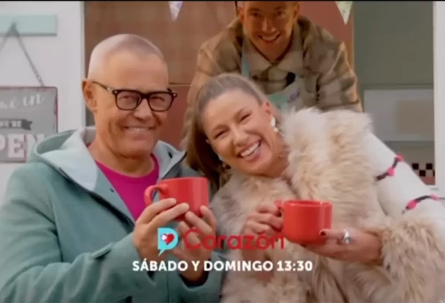 Escena del vídeo promocional del nuevo programa De Corazón con Anne Igartiburu y Jordi González