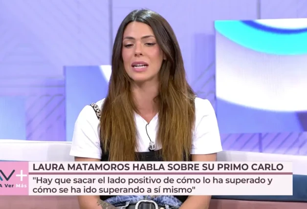 Laura Matamoros habla de su primo Carlo Costanzia en 'Vamos a ver'