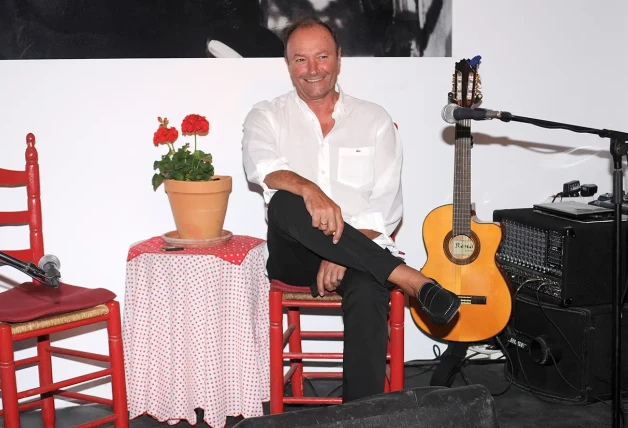 Amador Mohedano en un tablao flamenco.