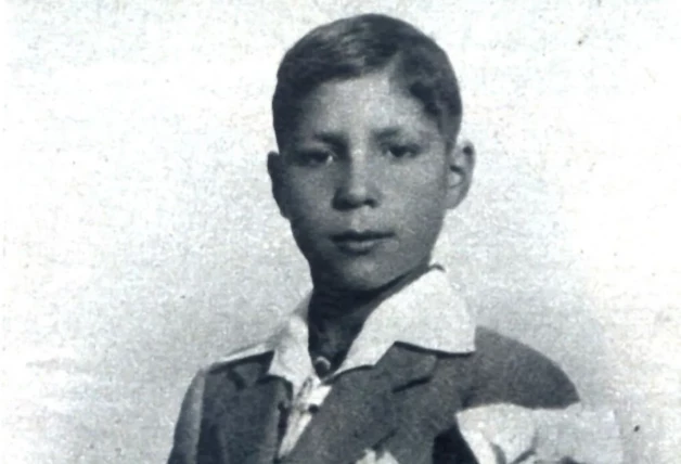 Sancho Gracia cuando era un niño.