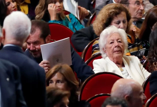 Jesús Ortiz y Menchu Álvarez en una imagen de los Premios Princesa de Asturias 2019