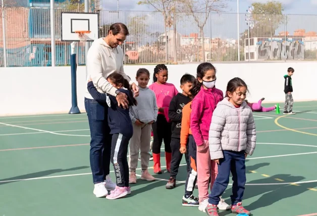 Rafa Nadal niños